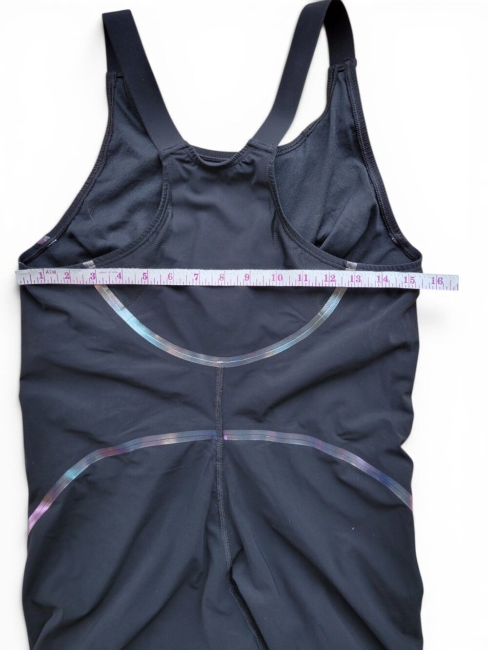 Speedo Power Plus LZR One Piece Legsuit Swimsuit in Black - Picture 9 of 16